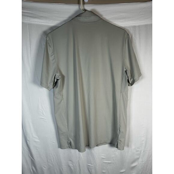 Lululemon Men’s M Warped Sense Polo Shirt Lightweight Stretch Athletic - Picture 2 of 4